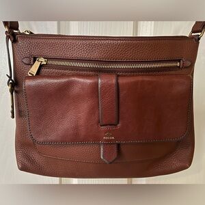 Fossil Leather Handbag